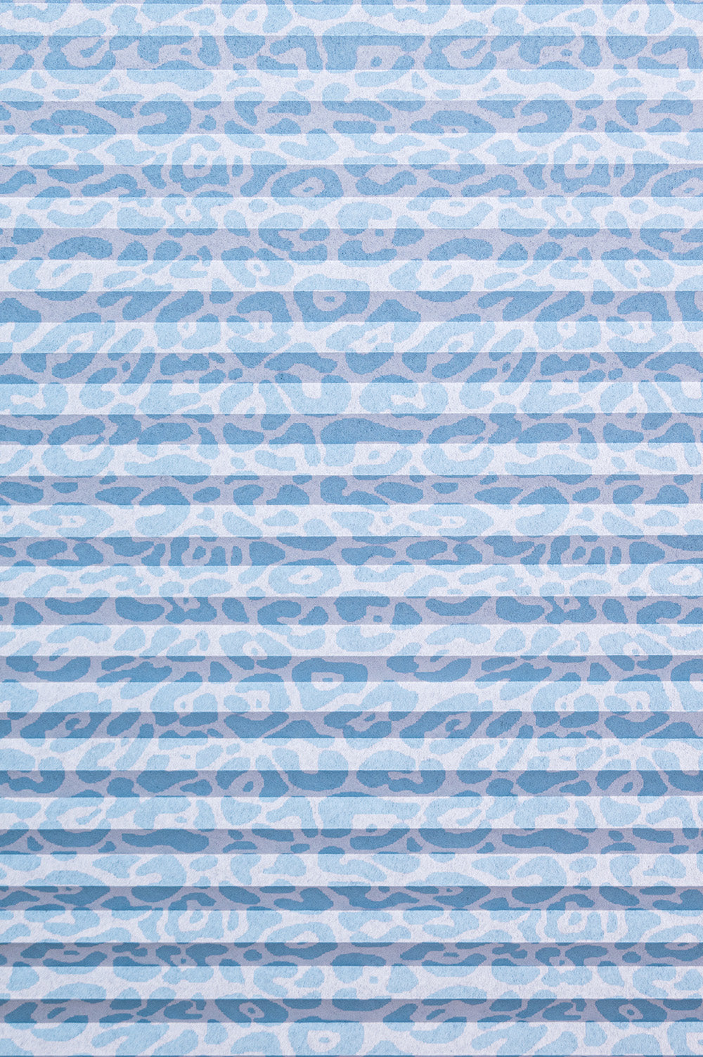 Blue Leopard Window Shade