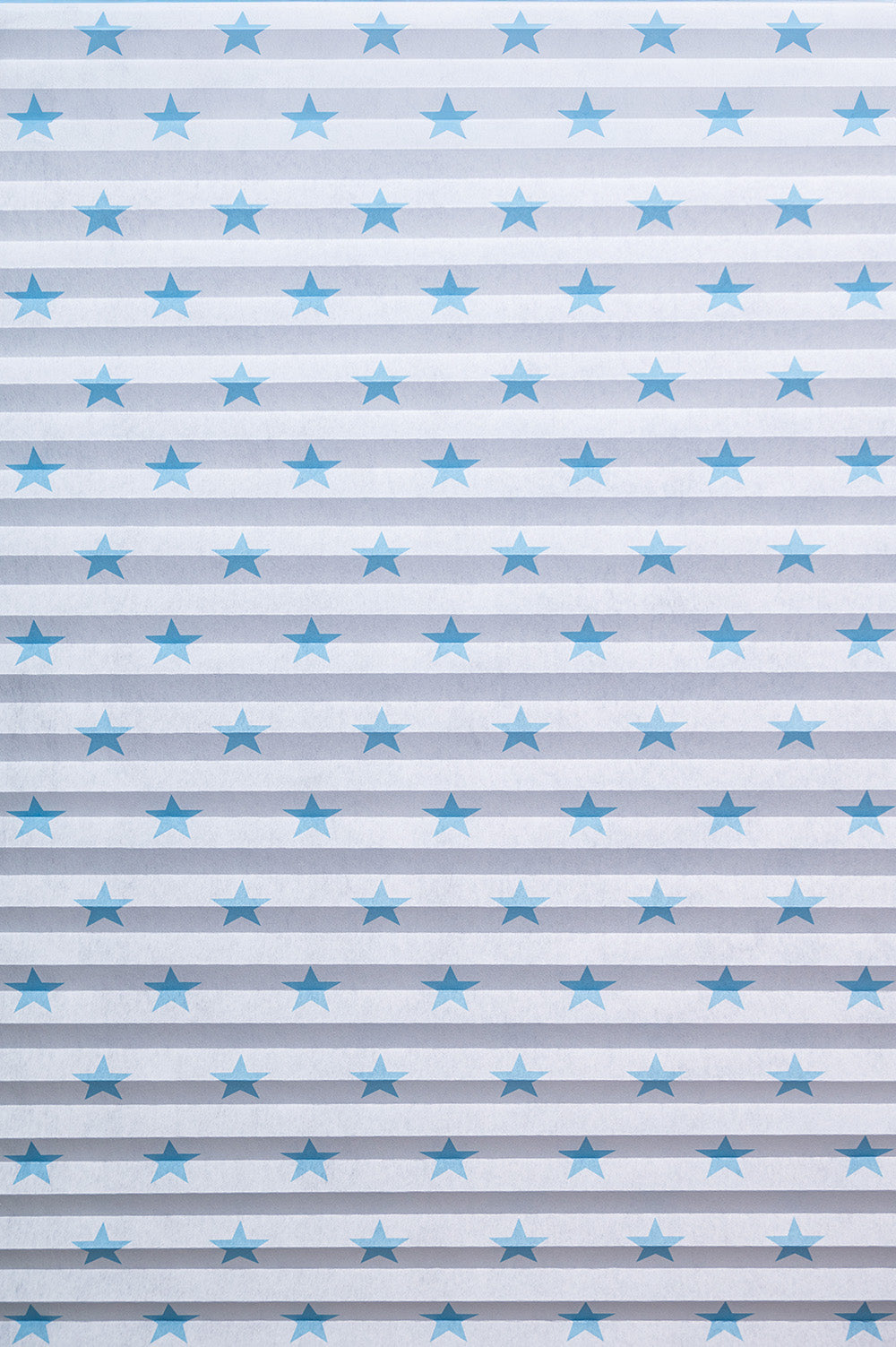 Blue Stars Window Shade