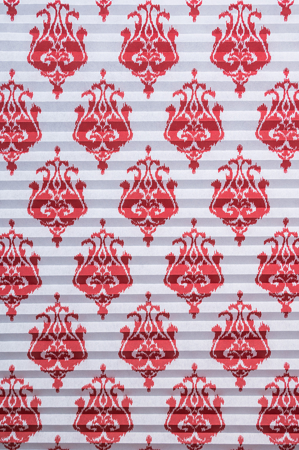 Red IKat Window Shade