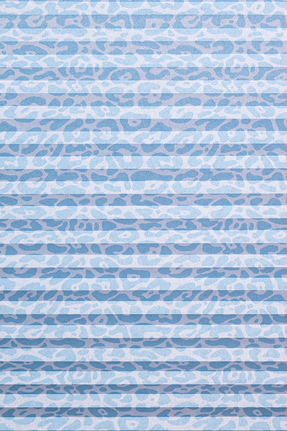 Blue Leopard Window Shade